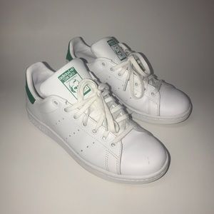 Adidas Stan Smith Green White Sneakers Womens Kids